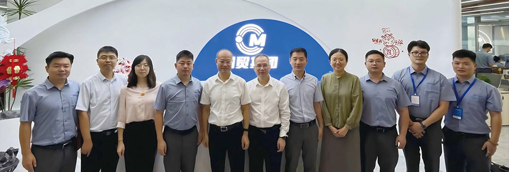 热烈欢迎商务部外贸司司长王志华一行莅临创贸集团深圳总部调研指导